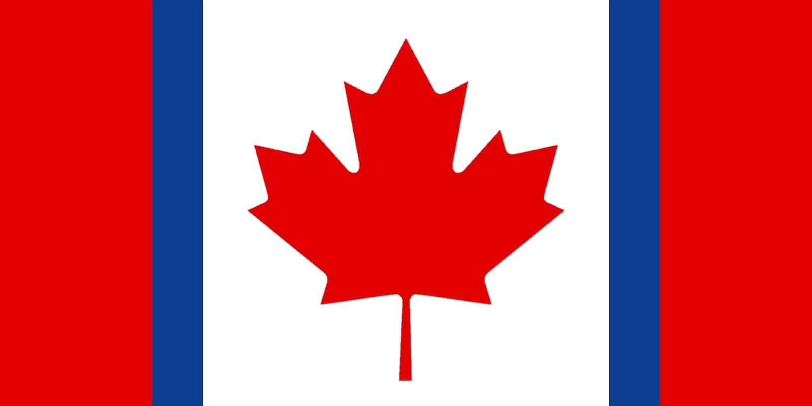 Design Entwurf Kanada Flagge. Foto gemeinfrei