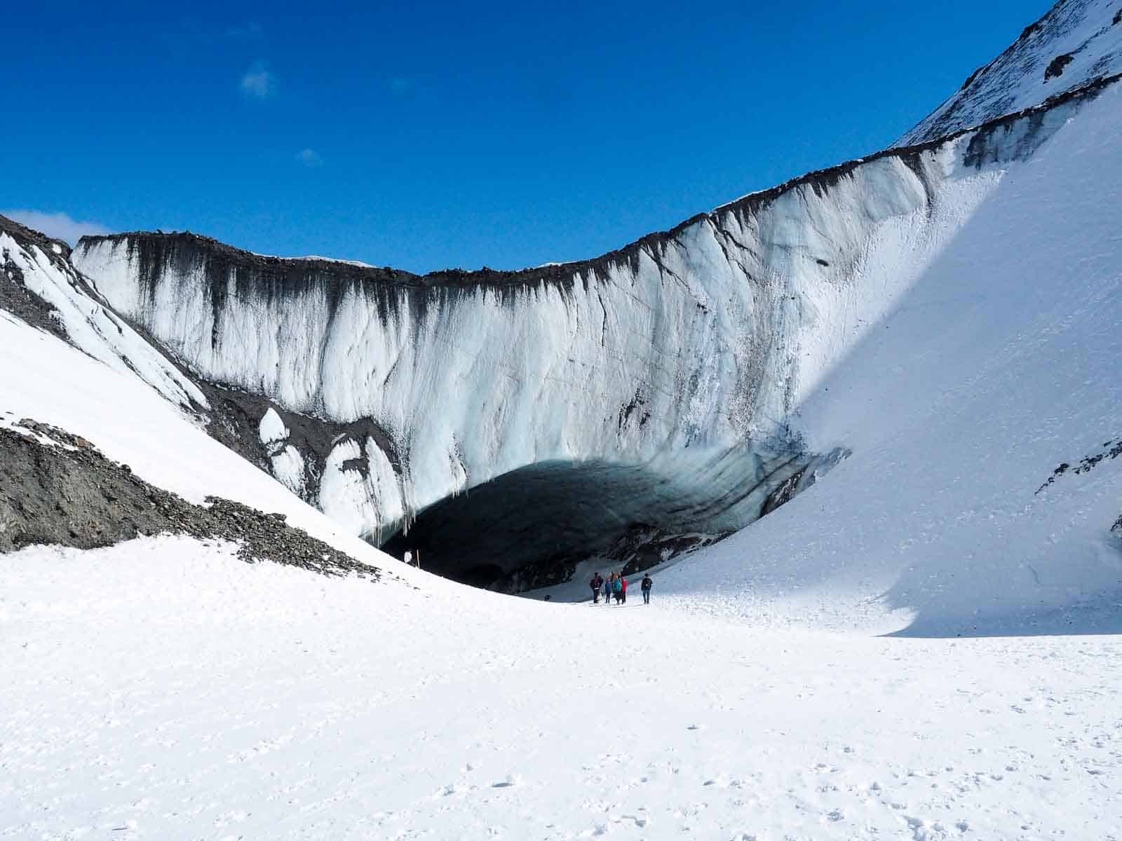 Die Wanderung zu diesem eindrucksvollen, namenlosen Gletscher lohnt sich. Foto Faszination Kanada