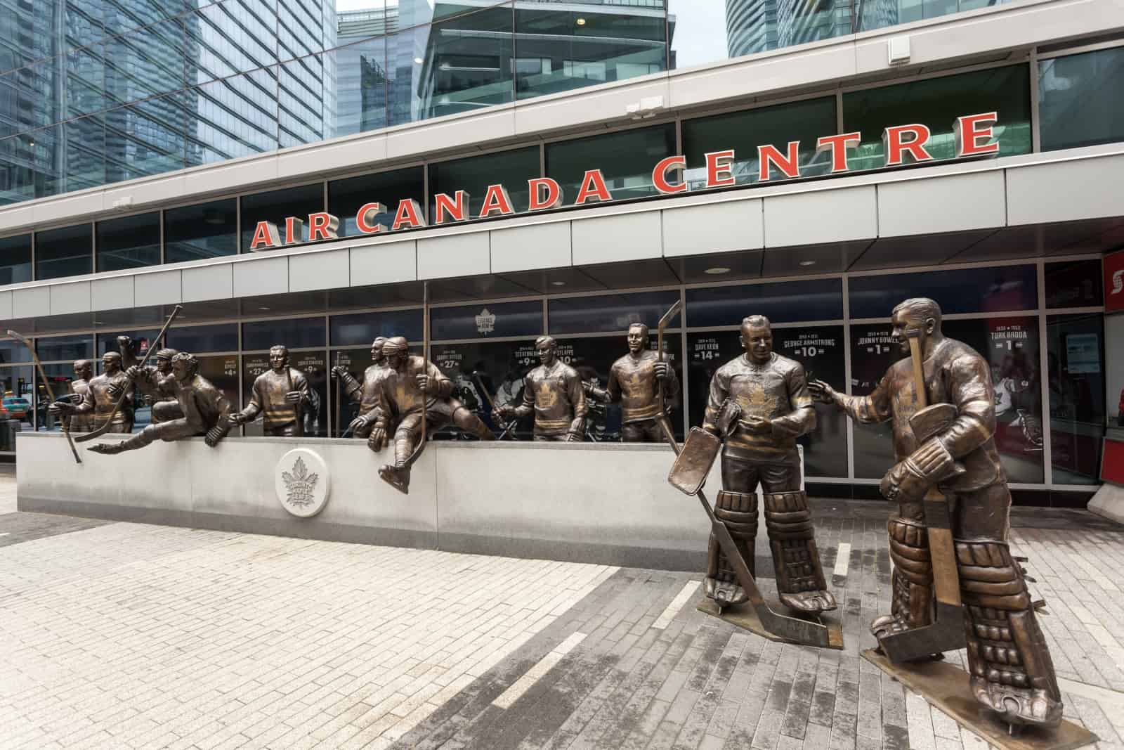 Blick auf das Air Canada Centre, ab Juli 2018 Scotiabank Centre. Foto p.lange