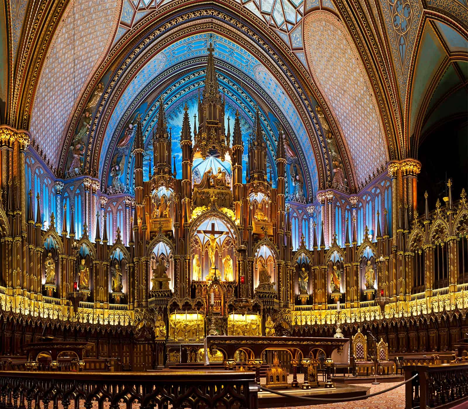 Basilika Notre Dame de Montréal. 