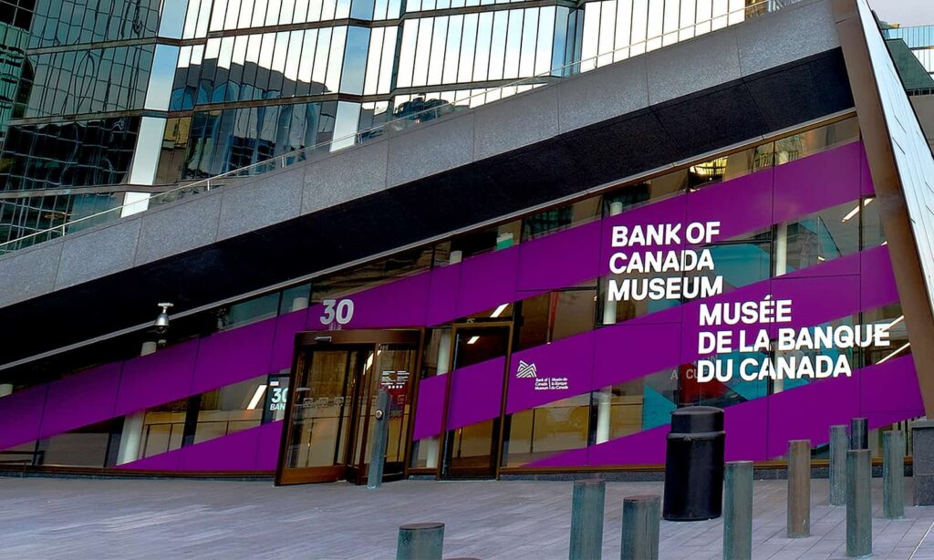Das Bank of Canada Museum von außen. Foto Bank of Canada Museum