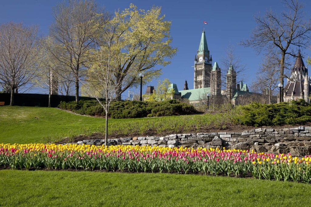 Der Major's Hill Park im Herzen Ottawas. Foto National Capital Commission 