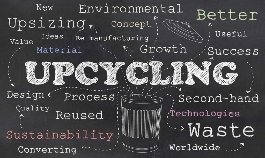 Upcycling, Produktideen für Nachhaltigkeit und Schonung der Umwelt. Foto TLFurrer