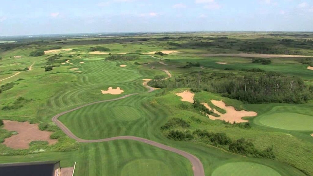 Ein Blick auf den 93 Hektar großen Golfplatz "Dakota Dunes Golf Links". Foto Whitecap Dakota Dunes